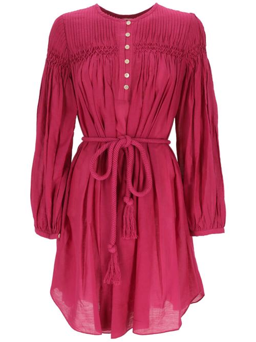 Abito in cotone rosa MARANT ETOILE | RO0392FAB1J17E40FA